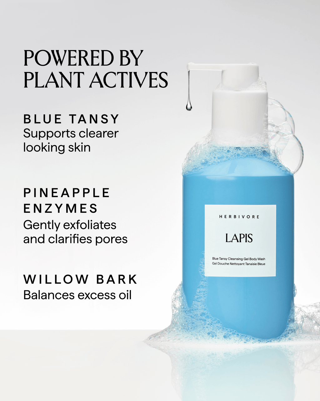 LAPIS Blue Tansy Cleansing Gel Body Wash